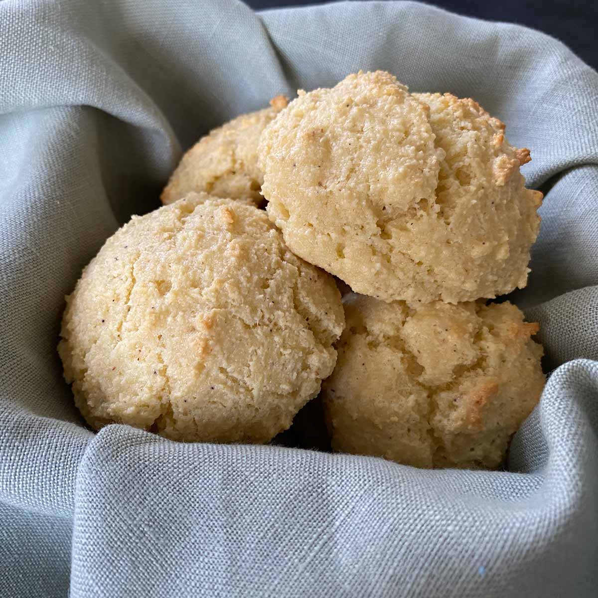 Almond Flour Biscuits Traditional & Garlic Cheddar Little Daily Choices