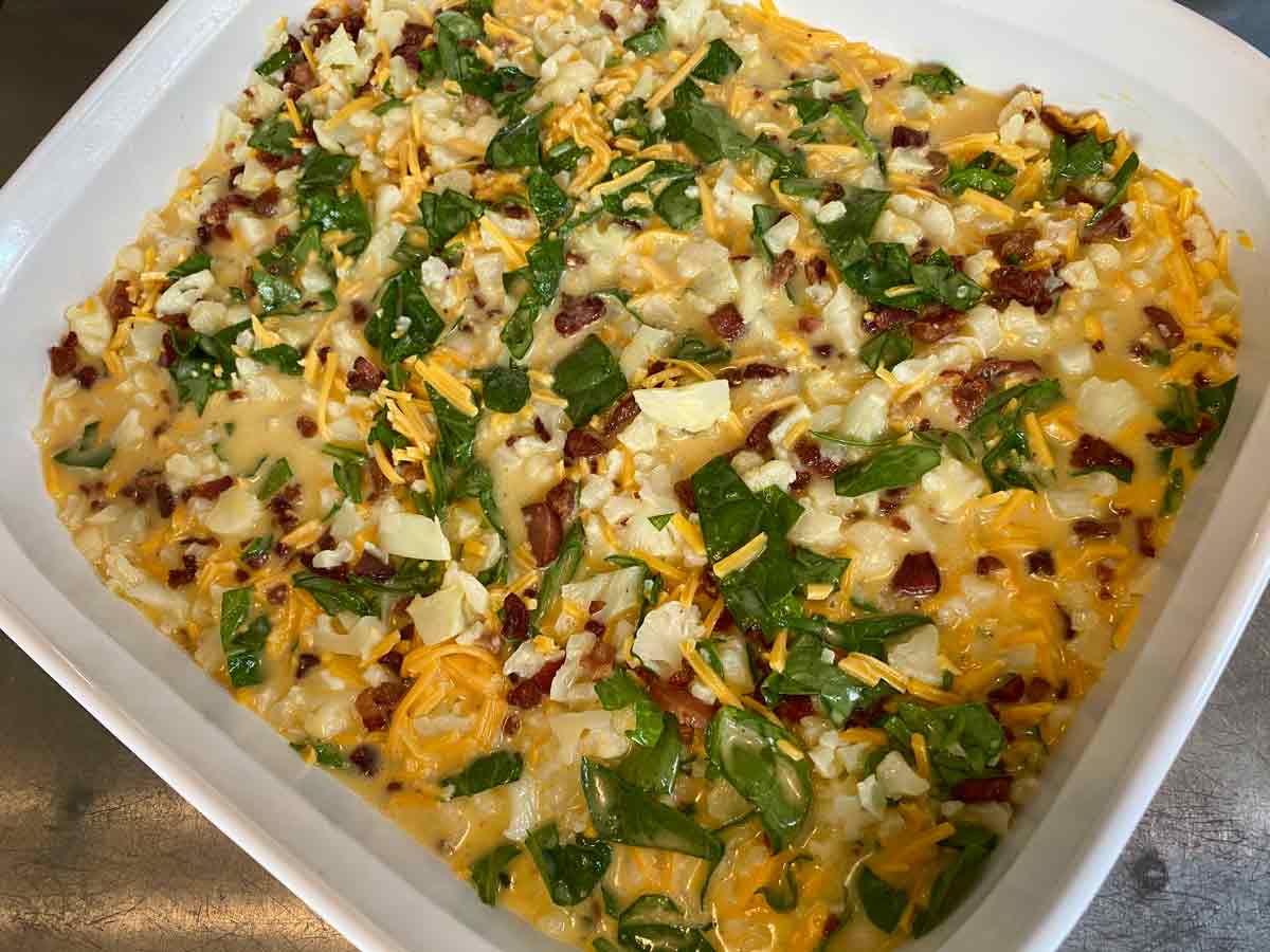 Best Low-Carb Breakfast Casserole - Little Daily Choices