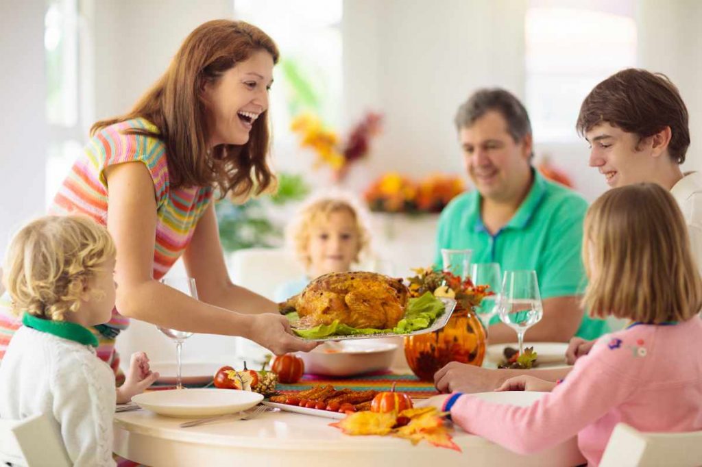 Family Thanksgiving dinner