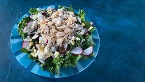 Everything Keto Salad Recipe with Tangy, Creamy Dressing