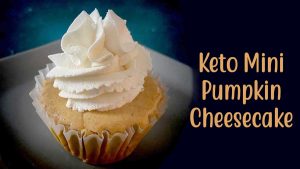 Mini Keto Pumpkin Cheesecake